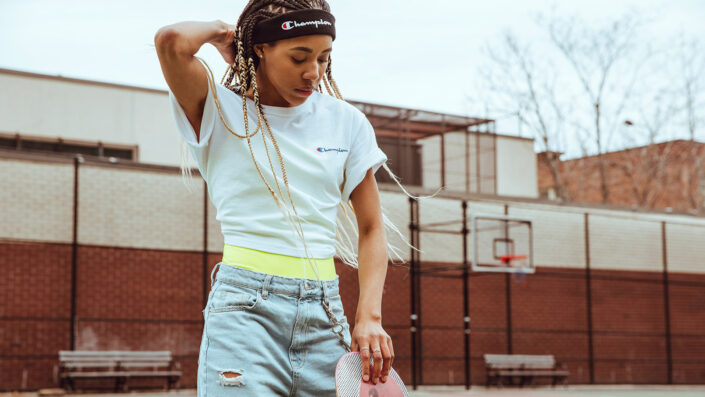 Dare To Be A Champion Campaign starring Campaign starring skateboarder and actor, Brianna King.