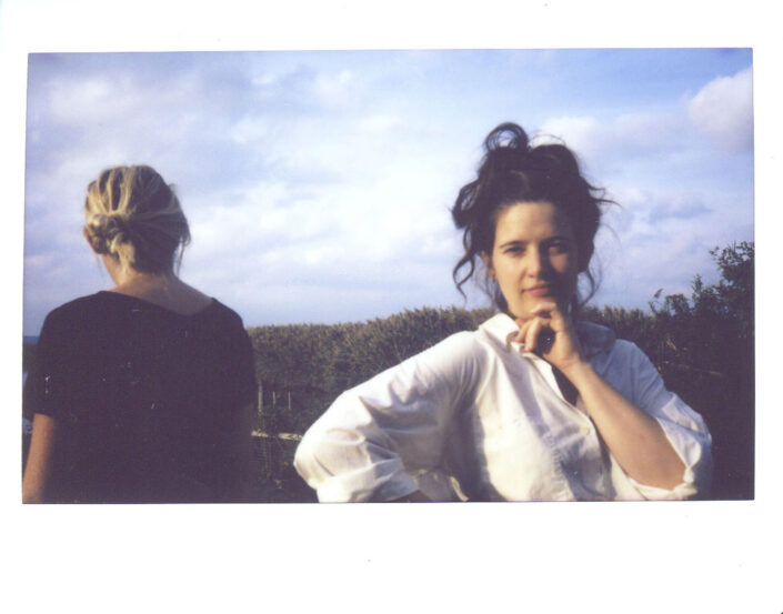 BTS Polaroid of director Bérénice Eveno from Brandi Carlile's Party of One Music Video starring Elisabeth Moss.