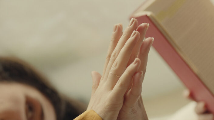 Elisabeth Moss starring in the Brandi Carlile's Party of One Music Video.
