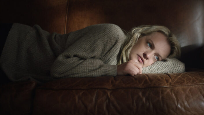 Elisabeth Moss starring in the Brandi Carlile's Party of One Music Video.