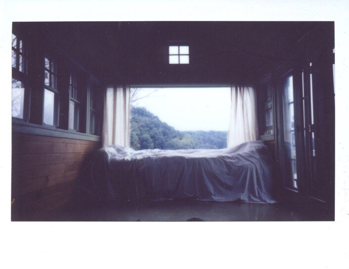 BTS Polaroid from Brandi Carlile's Party of One Music Video starring Elisabeth Moss.