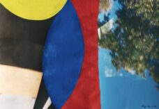 Arrow Sharon Radisch Paintings on Photographs from the La Maison de la Chapelle Resideny Program